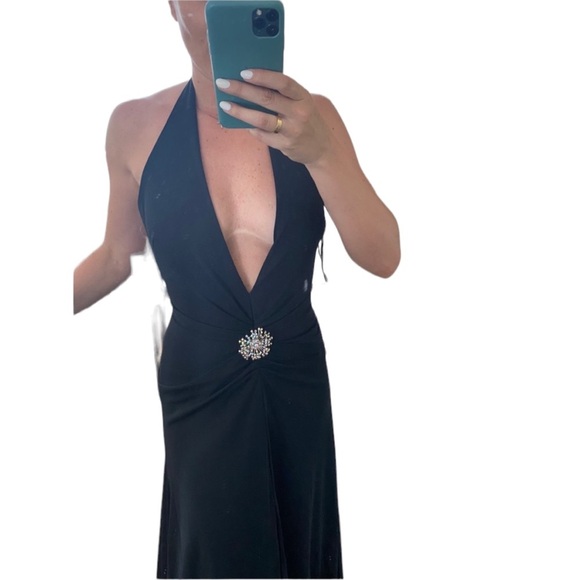 Jovani Halter Evening Dress - Picture 5 of 6